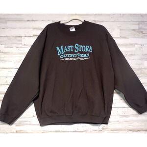 Mast General Store Outfitters Crewneck Pullover Sweatshirt Adult Size XL